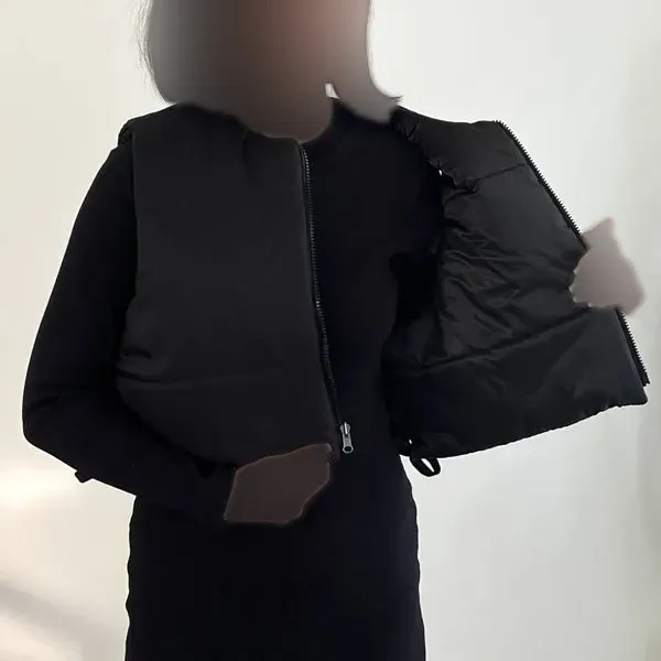 پافر کراپ زنانه دو رو جنس مموری کمر گت دار مناسب سایز 38 تا 42