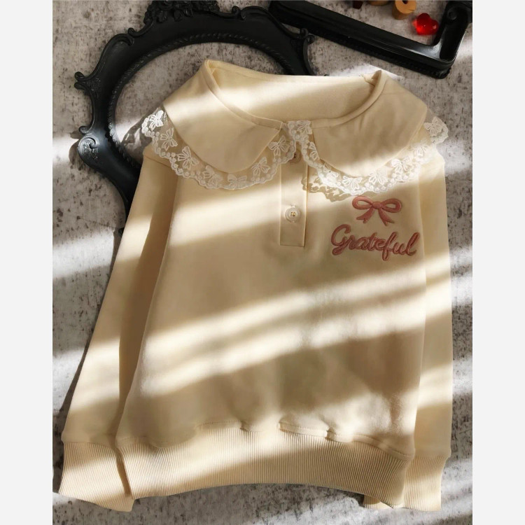 بلوز دخترانه یقه ب ب توری جنس دورس پنبه مناسب 1 تا 7 سال