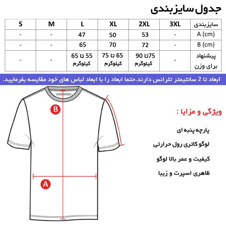 تیشرت یقه گرد آستین کوتاه مردانه طرح تیم منچستر مدل z585
