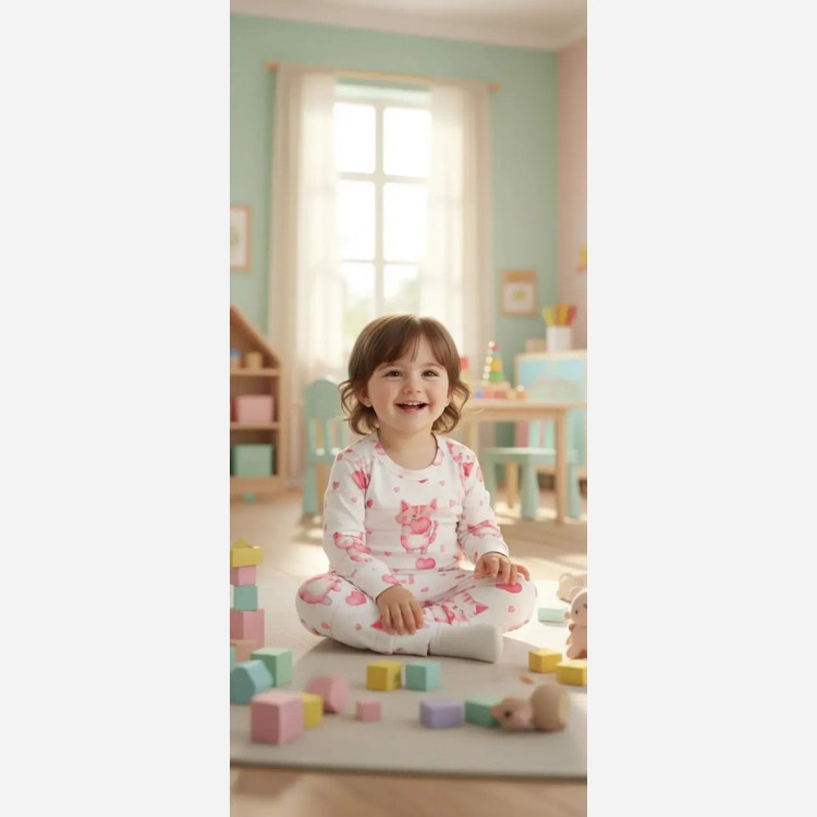 ست بلوز شلوار راحتی نوزادی دخترانه و پسرانه 0 تا 12 ماه