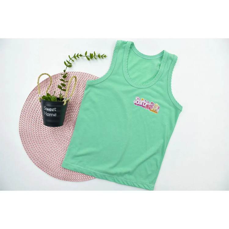 تاپ دخترانه رنگی پنبه پلی استر ایرانی