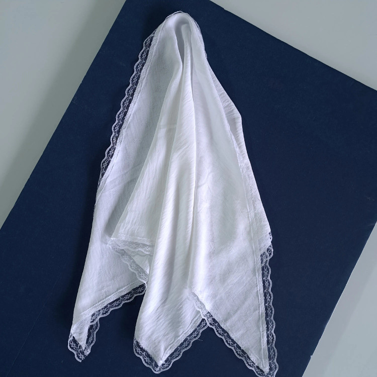 مینی اسکارف سه گوش نخی طرح کاج رنگبندی متنوع ابعاد 120 در 80