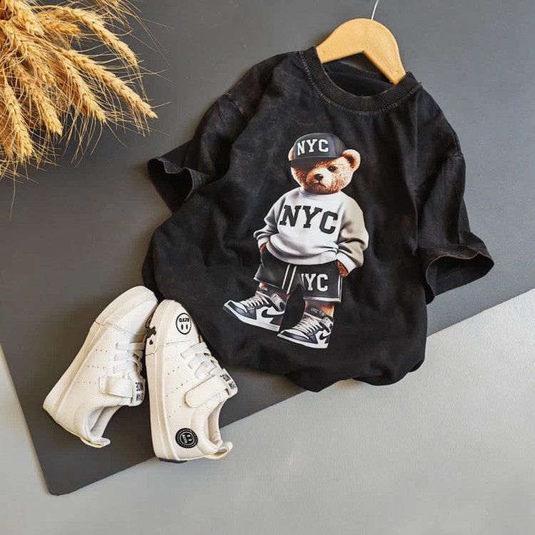 تیشرت و شلوارک سنگشور تدی اسپرت دخترانه و پسرانه سایز 50 تا 65
