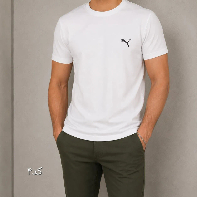 تیشرت مردانه پنبه ساده رنگی سایز L و XL و XXL