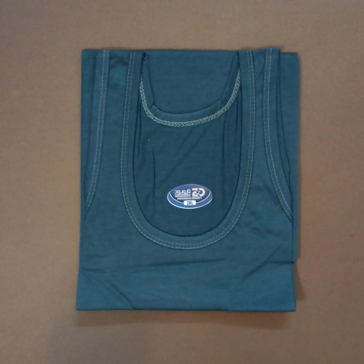 رکابی مردانه پنبهای بسته سه عددی رنگی سایز L تا 2XL