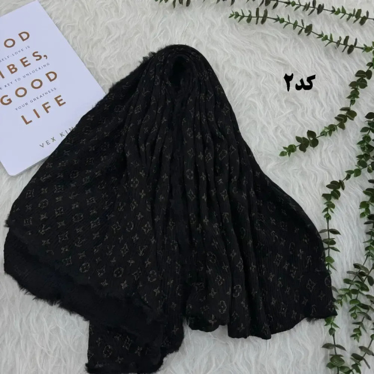 شال پاییزه پوم دار وارداتی کد 968 بدون آبرفت و رنگ رفت