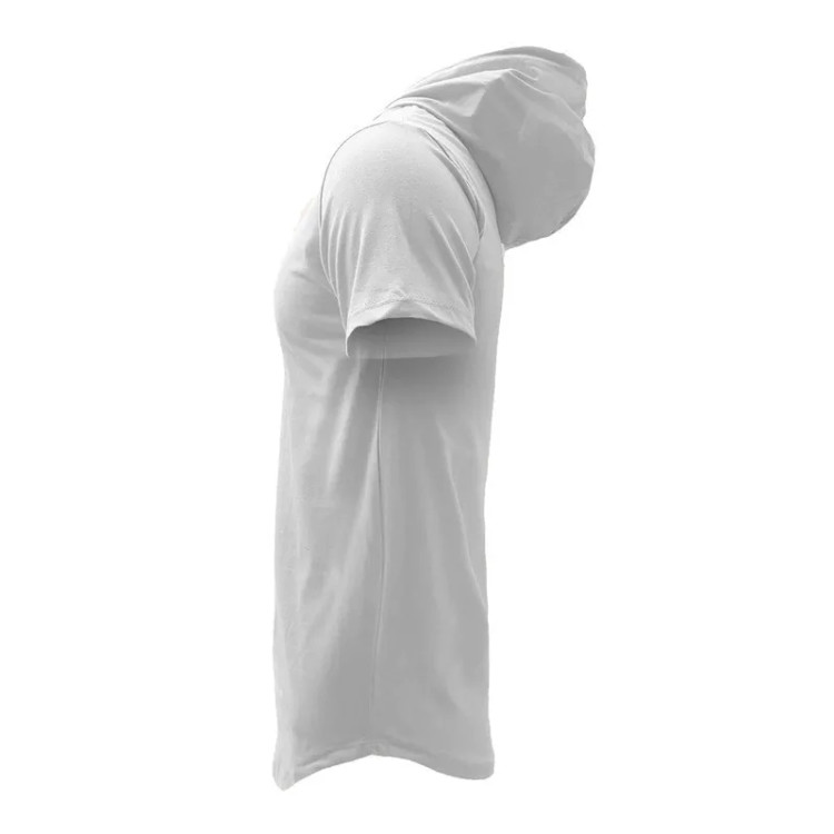 ست تی شرت و شلوار مردانه مدل nie پنبه یکرو نخ آستین کوتاه کلاه دار