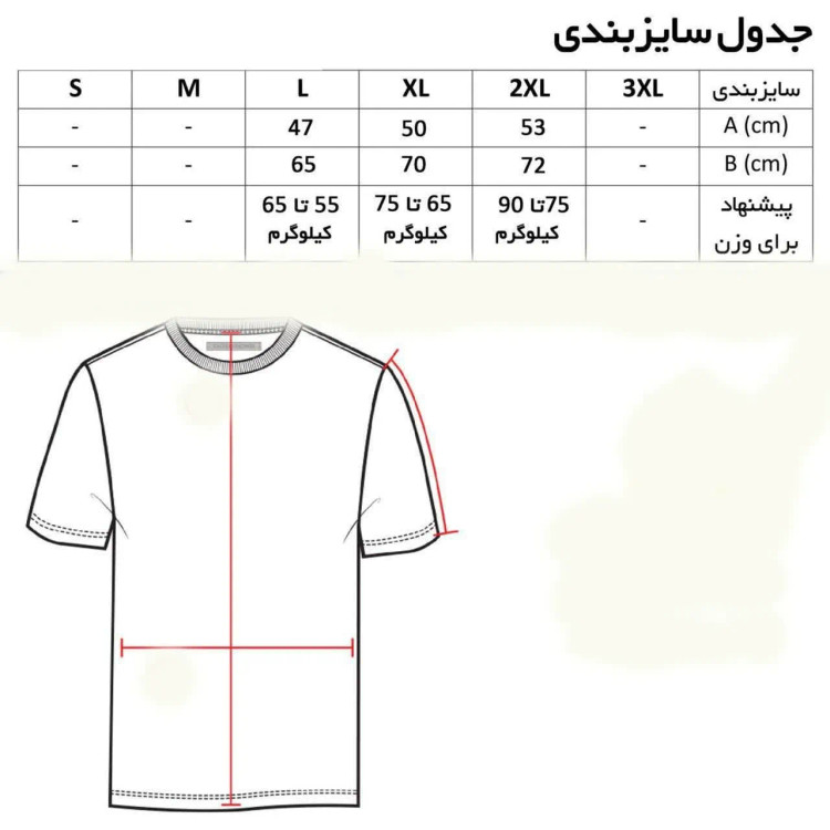 تیشرت آستین کوتاه مردانه طرح par پنبه سوپر رنگ مشکی